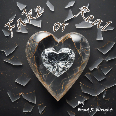 Fake or Real (D J Mix) - Single cover art by Brad R Wright
